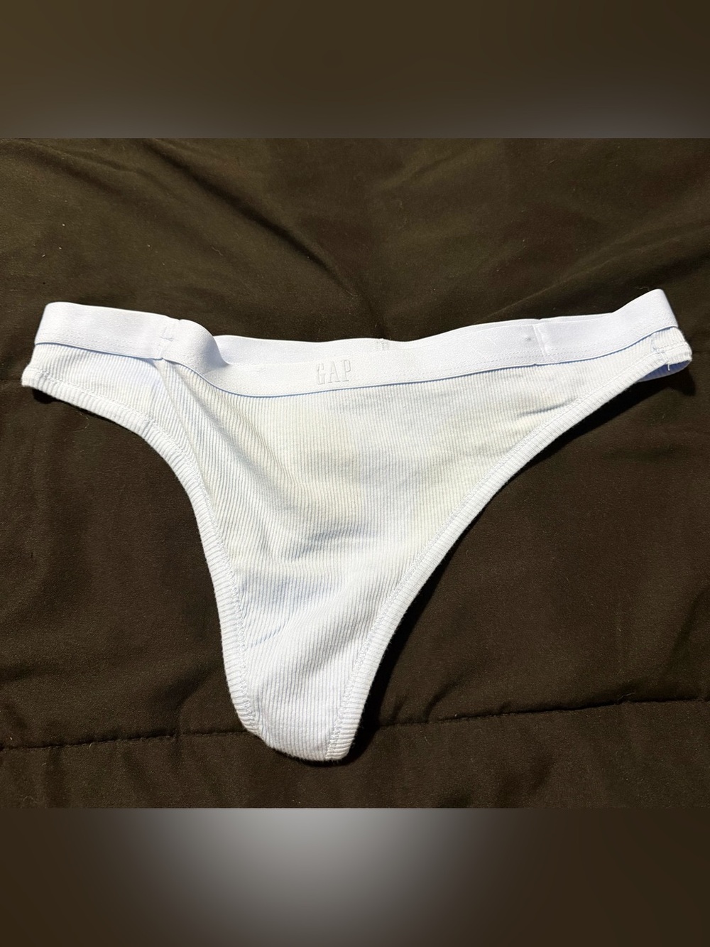 GAP Pale Blue Ribbed Bikini Brief